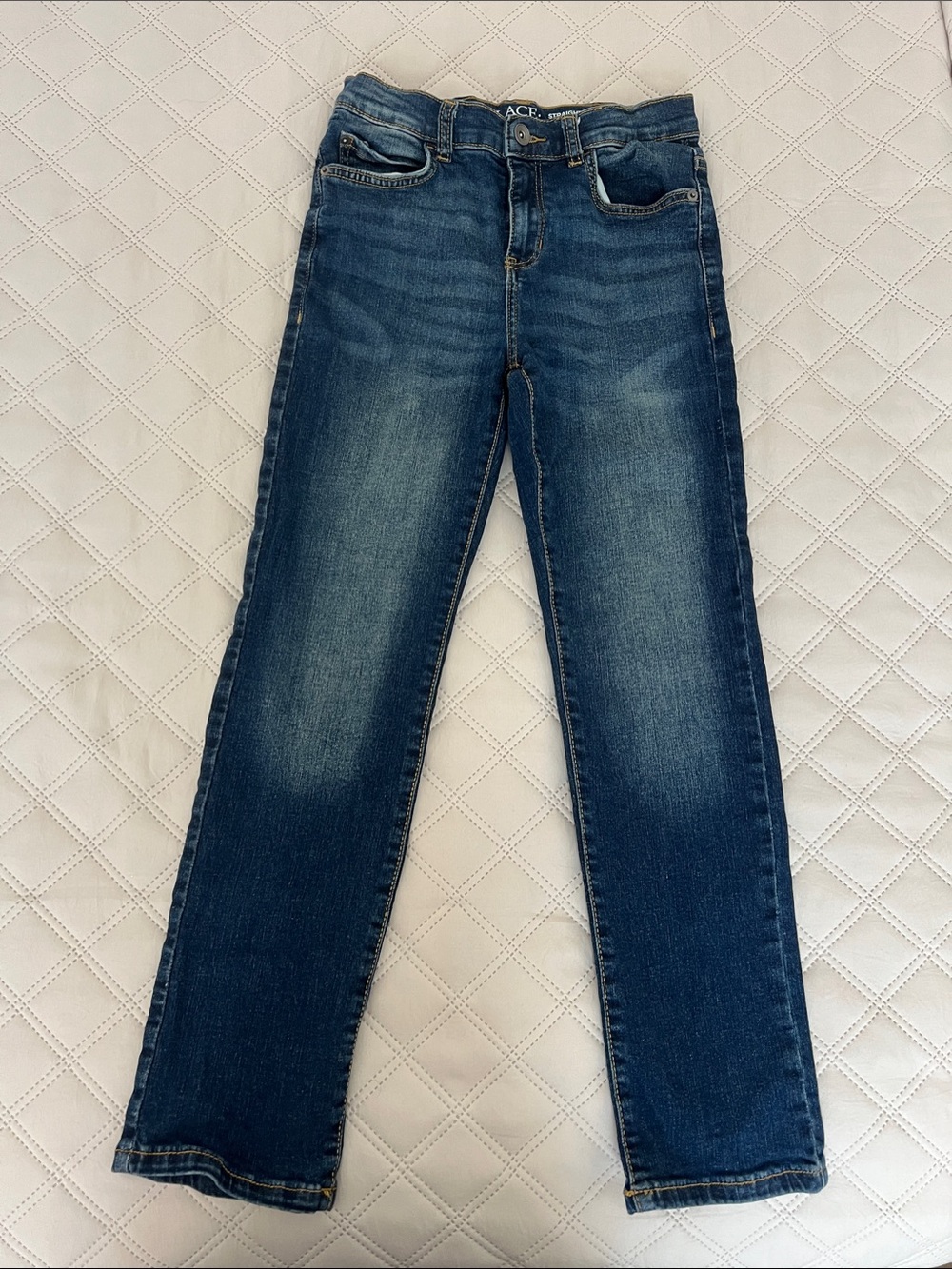 Blue Kids Straight Jeans